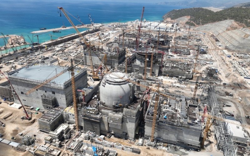 Türkiyədəki Akkuyu AES-in I enerji bloku yaxın bir ildə işə salına bilər