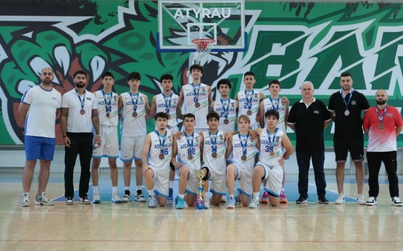 Basketbolçularımız Qazaxıstanda keçirilən turnirdə bürünc medal qazandı