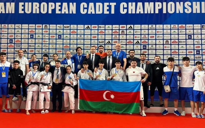 Cüdoçularımız Avropa çempionatında birinci oldu
