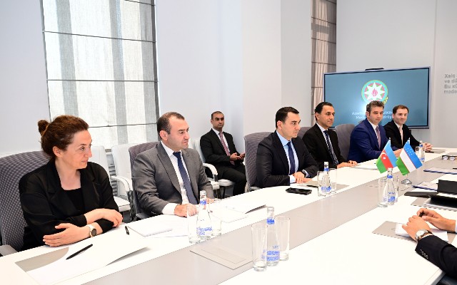 Azərbaycan və Özbəkistan mədəniyyət nazirləri arasında görüş keçirildi - FOTOLAR