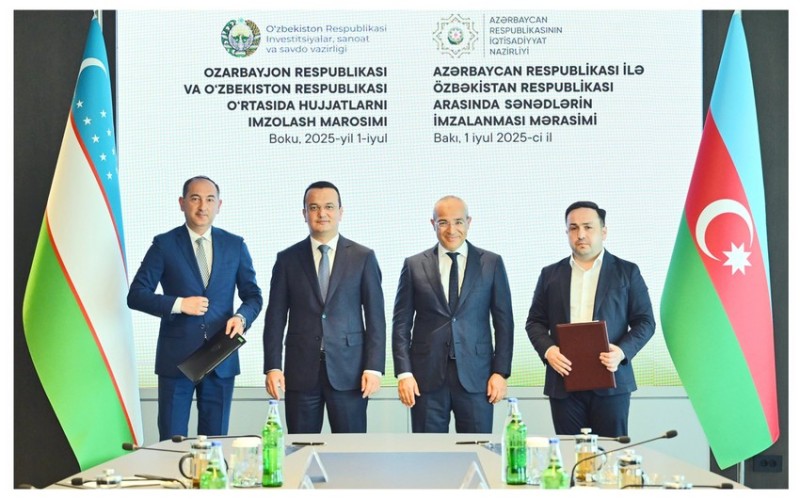 Azərbaycanla Özbəkistan arasında bir sıra sənədlər imzalandı - YENİLƏNİB 