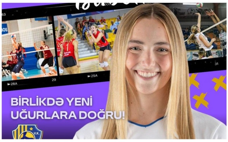 Gəncədə amerikalı voleybolçu