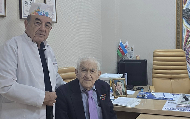 95 yaşlı bəstəkarımız əməliyyat olundu - FOTO