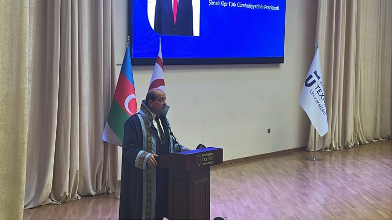 Ersin Tatar: Bu gün Bakıda olmaqdan şərəf duyuram