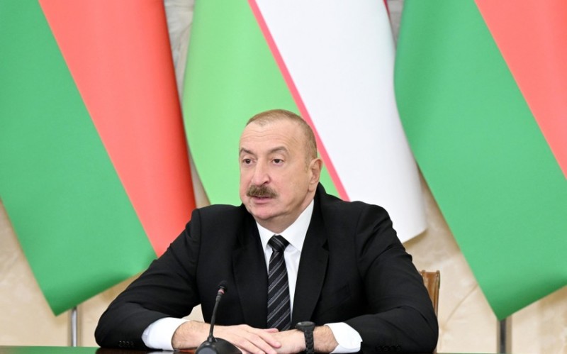 İlham Əliyev Özbəkistana təşəkkür etdi