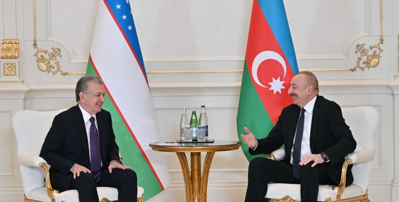 Azərbaycan və Özbəkistan prezidentlərinin təkbətək görüşü olub - YENİLƏNİB