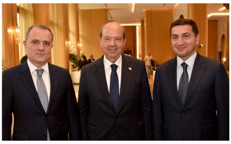 Ersin Tatar Ceyhun Bayramov və Hikmət Hacıyevlə görüşüb