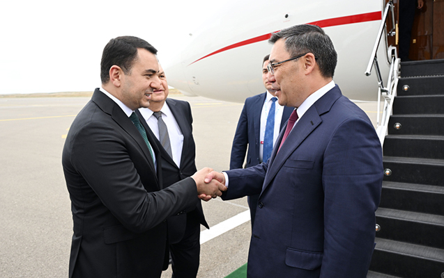 Sadır Japarov Azərbaycana GƏLDİ - FOTO