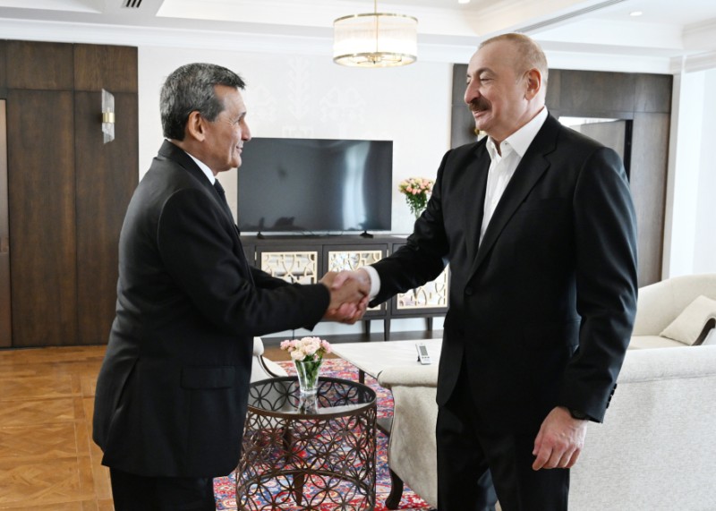Prezident Xankəndidə qəbul keçirdi - FOTO