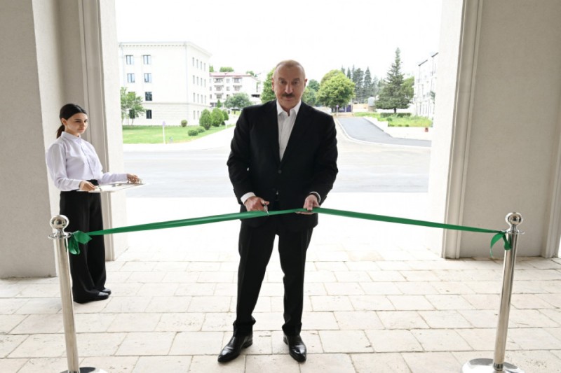 Prezident Xankəndidə daha bir açılışda - FOTOLAR