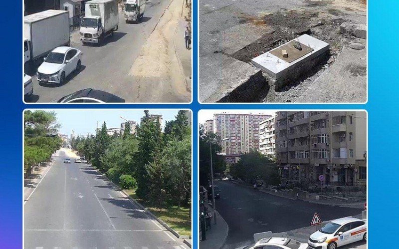 Bu yollarda avtomobillərin hərəkətinə məhdudiyyət qoyuldu