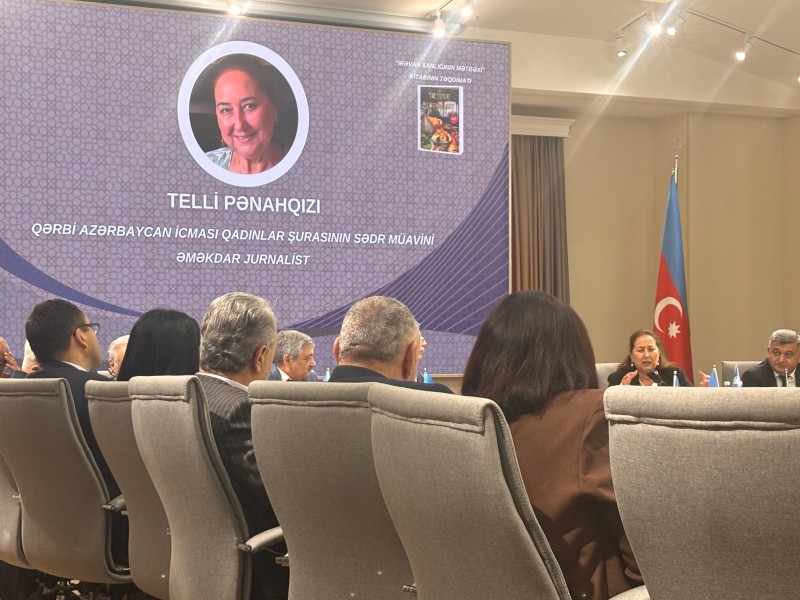 Bu kitab gələcək nəsillərə miras buraxılacaq mədəni kodların daşıyıcısıdır - Telli Pənahqızı
