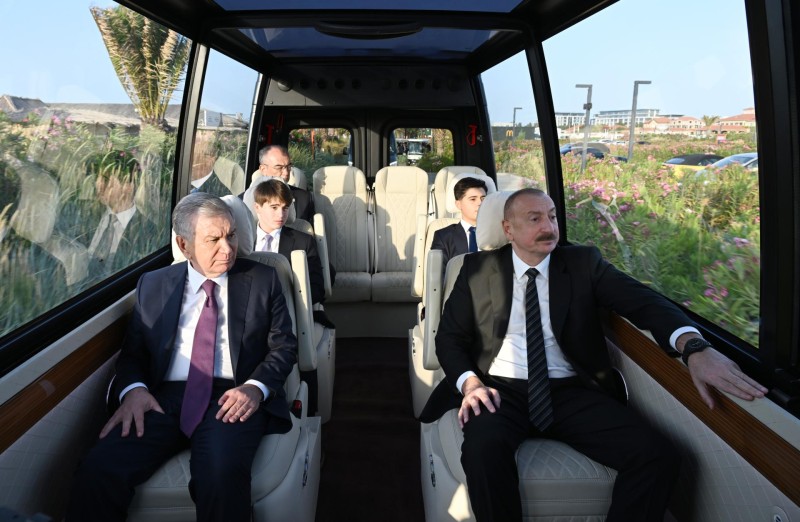 Azərbaycan və Özbəkistan prezidentləri “Sea Breeze”də - FOTOLAR