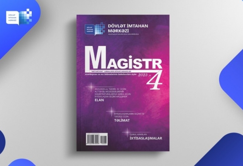 “Magistr” jurnalının 4-cü nömrəsi nəşr olundu