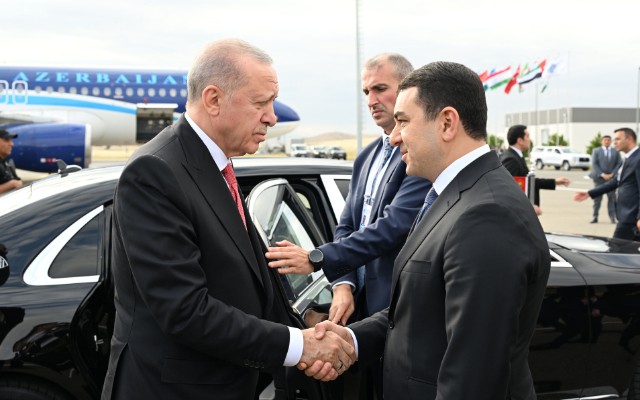 Ərdoğanın Azərbaycana səfəri başa çatdı - FOTOLAR
