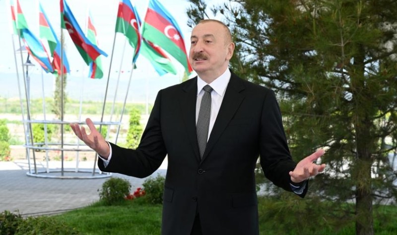 Prezident Ağdamdan paylaşım edib - VİDEO