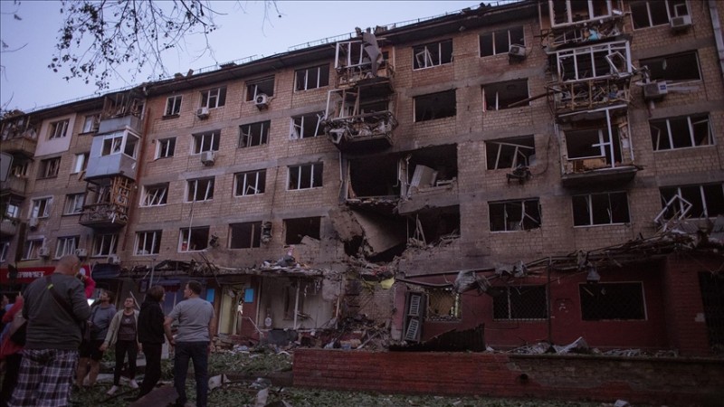 Rusiya 539 PUA və 11 raketlə Kiyevə hücum edib