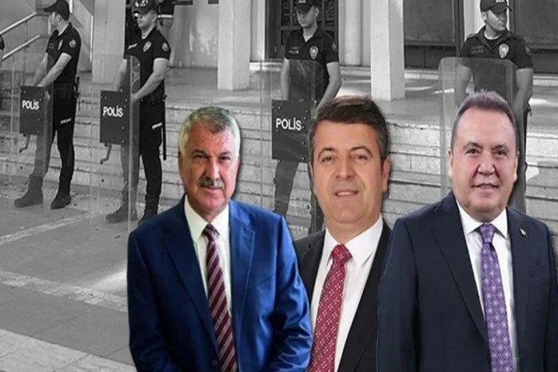 Türkiyədə daha 3 bələdiyyə sədri saxlanıldı