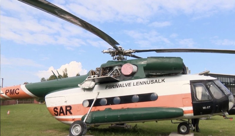 Estoniyada helikopter dənizə düşdü