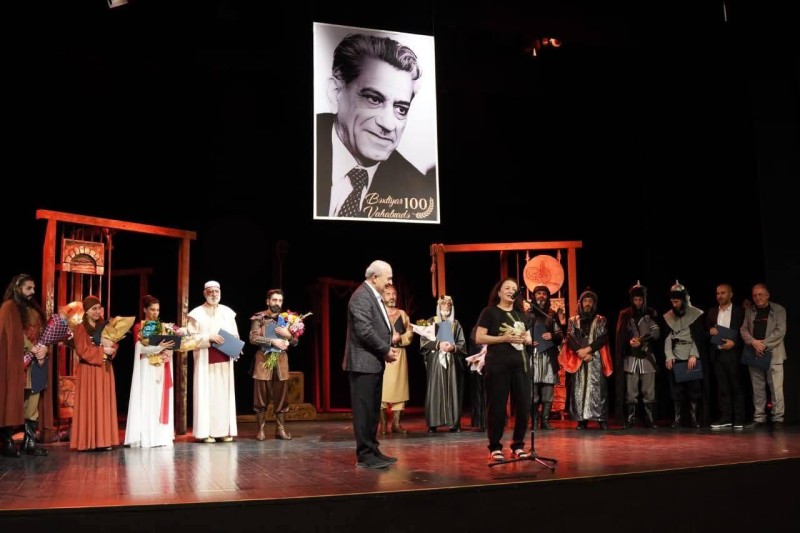 Şəki Dövlət Dram Teatrında “Dar ağacı” tamaşasının ictimai baxışı keçirilib - FOTOLAR