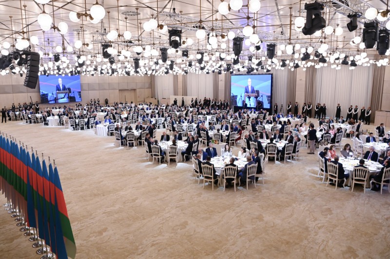 Azərbaycan diplomatiyası günü münasibətilə rəsmi qəbul təşkil olunub - FOTO