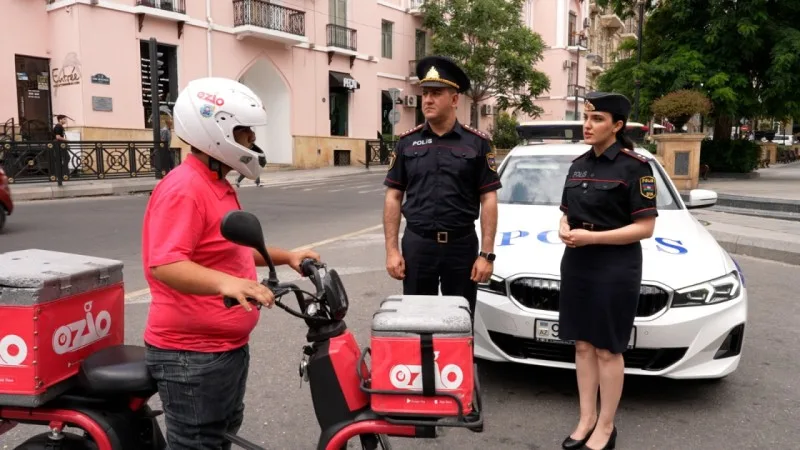 Polisdən motosiklet, velosiped və skuter sürücülərnə MÜRACİƏT