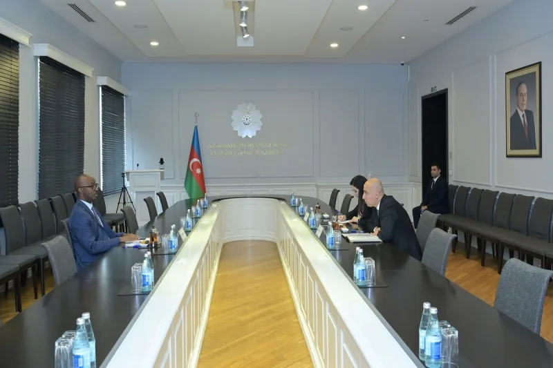 Emin Əmrullayev Ruandanın Türkiyədəki səfiri ilə görüşüb