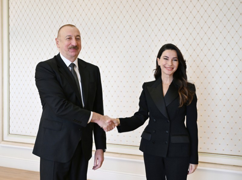 İlham Əliyev gürcüstanlı naziri qəbul etdi - FOTOLAR