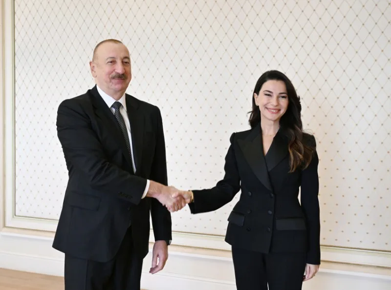İlham Əliyev gürcüstanlı naziri qəbul etdi - FOTOLAR