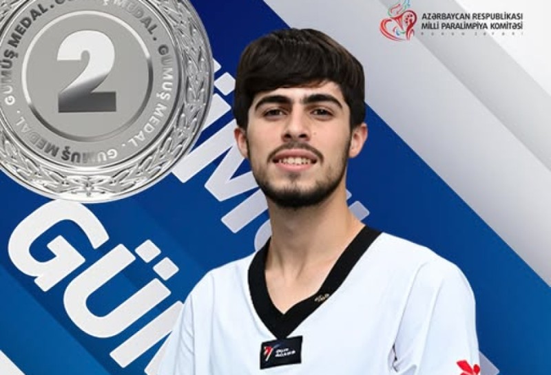 Azərbaycan parataekvondoçusu Cənubi Koreyadakı turnirdə gümüş medal qazanıb