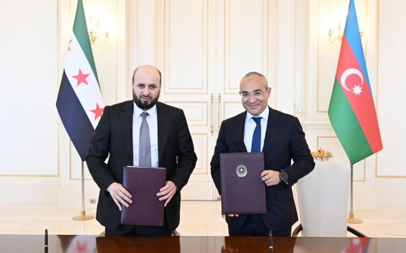SOCAR-la Suriya Hökuməti arasında Memorandum imzalandı