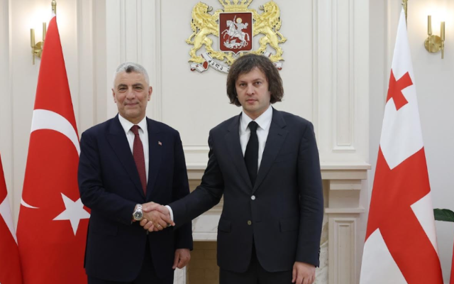 Kobaxidze türkiyəli nazirlə görüşdü