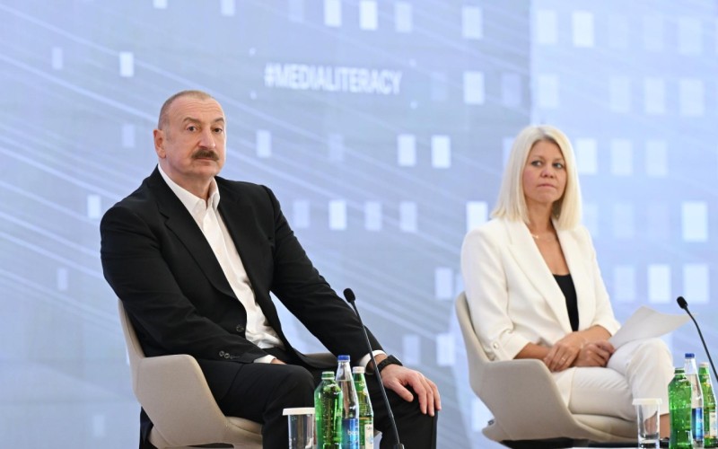 İlham Əliyev III Şuşa Qlobal Media Forumu ilə bağlı paylaşım etdi - VİDEO