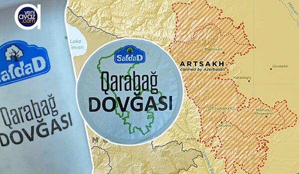 “Qarabağ” dovğasının üzərinə seperatçıların xəritəsi... – FOTO