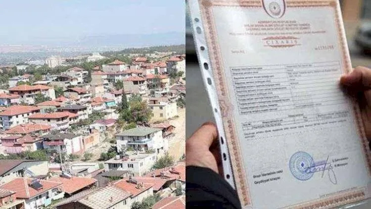 Sənədsiz evlərə çıxarışların verilməsində YENİLİK: 15 gün...