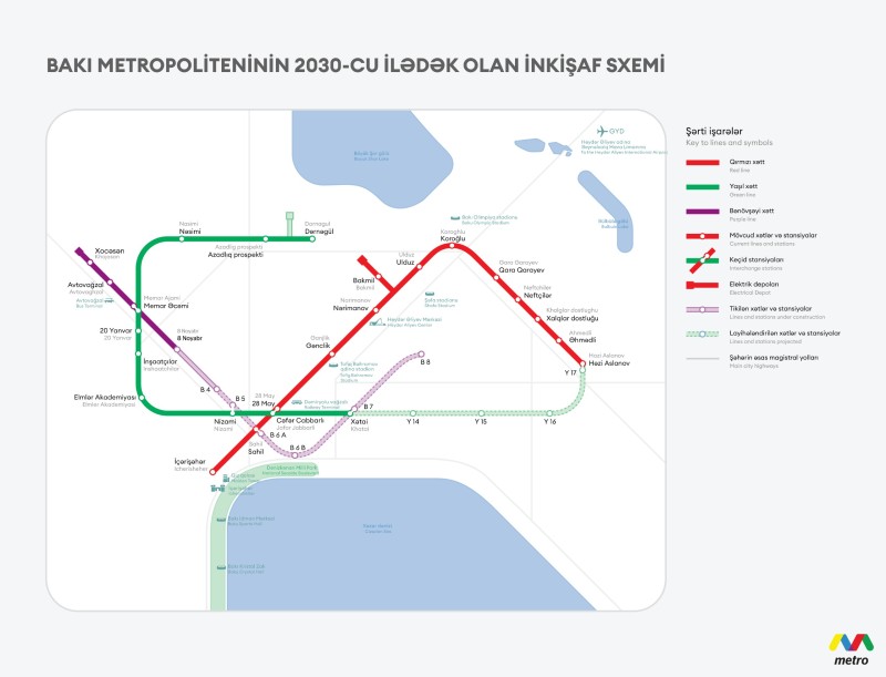 2030 hədəfi: Bakı metrosunun yeni layihəsi start götürdü