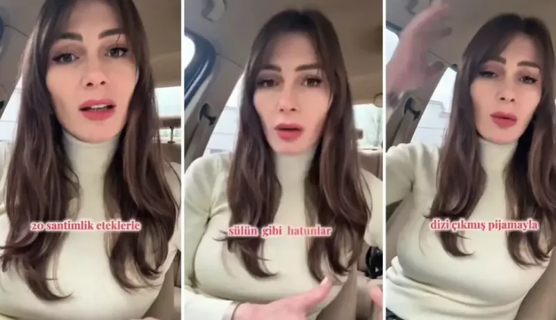 "Ərin 20 santimetrlik ətək geyinmiş qadınların arasından gəlir, onu qarşılayanda..." - VİDEO