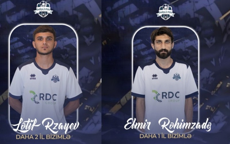İmişli iki futbolçusu ilə yeni müqavilə bağladı