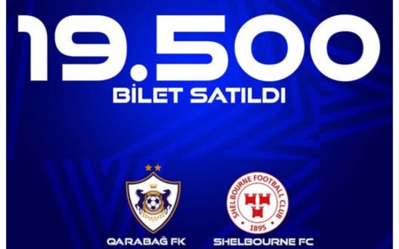 Qarabağ - Şelburn matçına neçə bilet satılıb?