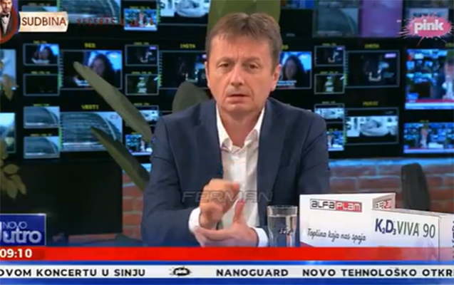 Serbiyalı nazir efirdə insult keçirdi - VİDEO