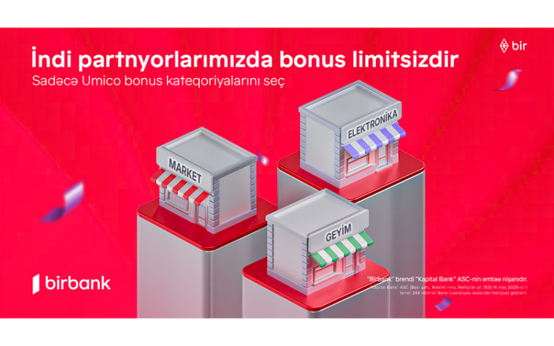 “Birbank” kartlarında yeni dövr: limitsiz bonuslarla daha çox qazanmaq imkanı