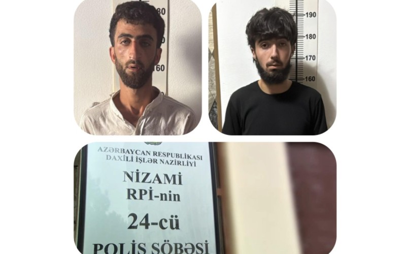 Avtoyuma məntəqəsindən müştərinin maşınını qaçıranlar saxlanıldılar
