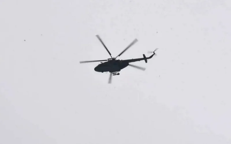 Qazaxıstanda qəzaya uğrayan helikopterin ekipajının axtarışları davam edir