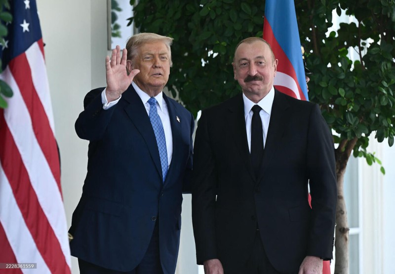 Donald Trampla İlham Əliyevin görüşü BAŞLADI - CANLI