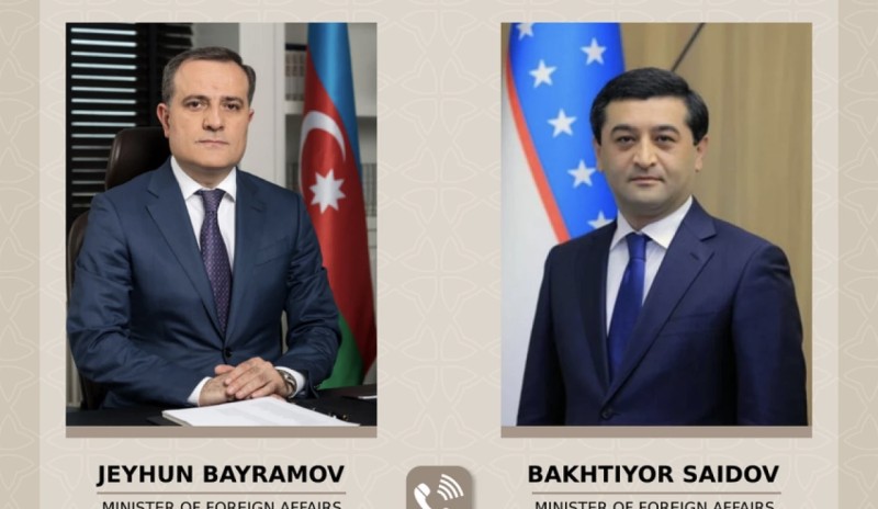 Ceyhun Bayramov özbəkistanlı həmkarı ilə ABŞ səfərini müzakirə etdi
