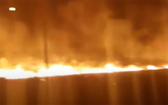 FHN Ağdamdakı yanğının görüntülərini YAYDI - VİDEO