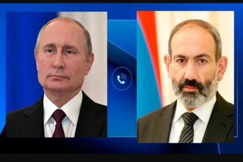 Putin Paşinyanla telefonla danışıb