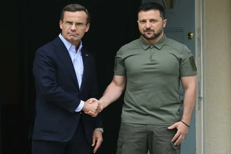 Zelenski İsveçin Baş Naziri ilə Ukrayna aviasiyasının inkişafını müzakirə edib