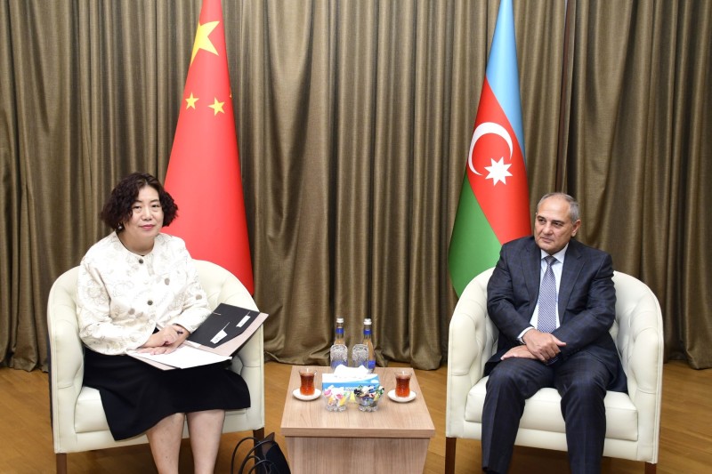 Tahir Budaqov Çinin Azərbaycandakı səfiri ilə görüşüb