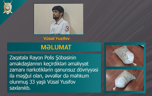 Zaqatalada əməliyyat - saxlanılan var - VİDEO
